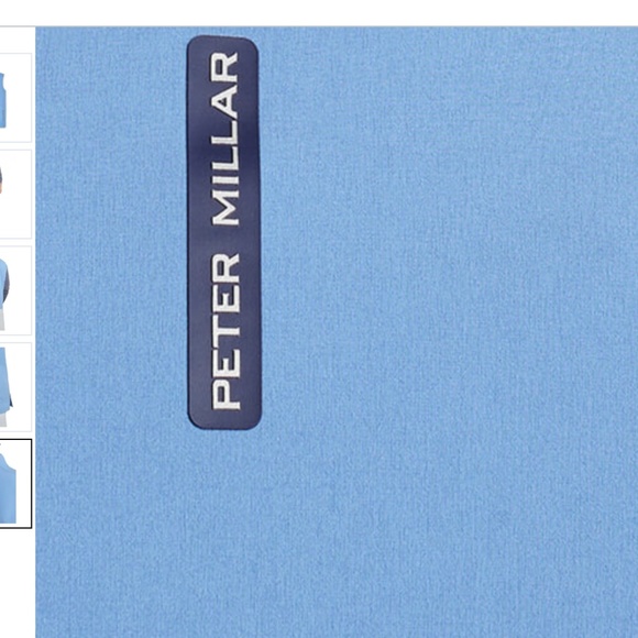 NWT Peter Millar Men's Brook Blue Contour Vest Wind & Water Resist Small - Picture 3 of 15